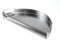 Charcoal Companion Edelstahl-Grillpfanne, Halbkreis, silber, 28.19 x 57.15 x 8.89 cm, CC3509