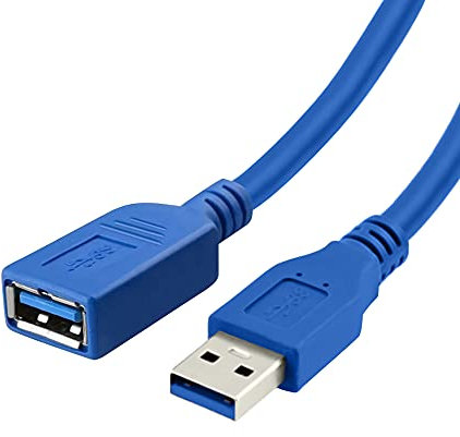 ULTRICS USB Extension Cable 3M, USB Male to Female Extension Cable, USB3.0 Extender Cables 5Gbps High Speed Transfer Data Sync Extender Cord Compatible with Keyboard, Mouse, Scanner, Camera