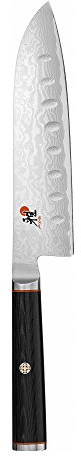 MIYABI Couteau Santoku à bord creux 5.5 Black/Stainless Steel