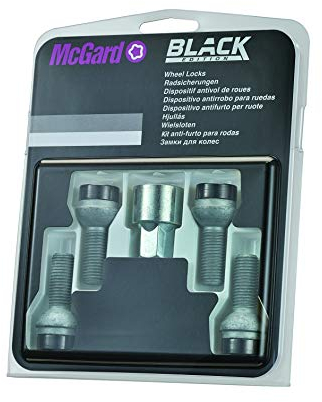 McGard 28018 SUB - Antifurto per ruote e pneumatici M14x1.5, lunghezza 26,7mm, SW17, colore: Nero