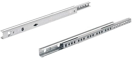 Kugelauszug KA 1730, Nutmontage, Abmessungen (H x B) 17 x 10 mm, Länge 480 mm_Artikel _ 79057
