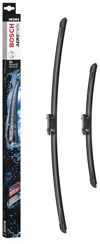 Bosch Aerotwin AM246S - Front Windscreen Wipers - Set of 2 Replacement Blades - Comes with Pre-assembled Adapter - 2 Blades, 650 mm / 380 mm