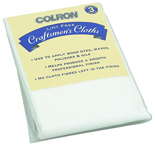 RONSEAL 34663 Colron Furniture Care Cloth, 2.5 cm*21.0 cm*12.0 cm | Ronseal 34663 Colron Furniture Care Cloth|3 cloths per pack|Designed for applying wood dyes, waxes and oils|Helps achieve