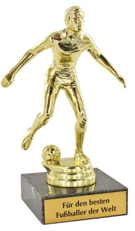 Historia Die Fußballer-Statue mit Ihrer persönlichen Namens-Gravur - EIN tolles Geschenk für Fußball-Fans