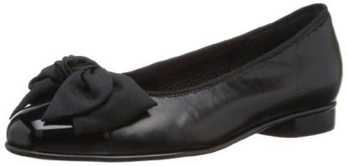 Gabor Womens Amy Ballet Flats 85.106.37 Black 4 UK, 37 EU