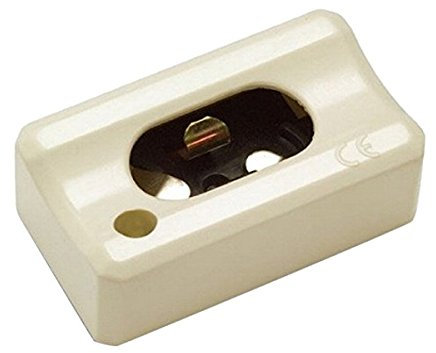 Clar-leuci Lot de 2 douilles linestra s-14d Blanc