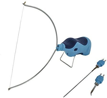 Modelcraft PSS1060 3-in-1 Hot Wire Cutter/Knife and Stencil Burner Tool - Blue/Silver