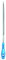 PFERD 11275157 - Lima per sega triangolare stretta 150 mm, 2 su tre lati e tre bordi, con manico ergonomico per affilatura