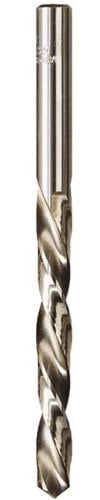 wolfcraft 7564010 1 Foret à Métaux HSS Meulé, ø 10 mm, Longueur de 133 mm Argent