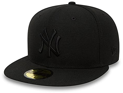 New Era Cap 59FIFTY NY Yankees Schwarz/Schwarz Größe 7 1/8 Zoll (56.8 cm)