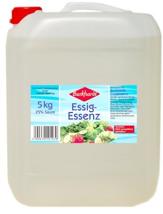 Burkhardt Essig-Essenz 25% 5kg Kanister