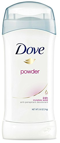 Dove Deodorant 2.6oz Powder Invisible Solid (2 Pack) by Dove