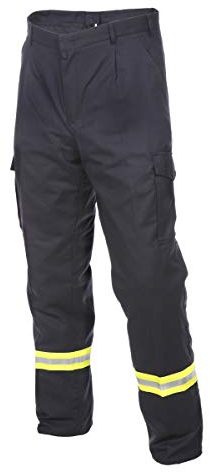 Novotex Bundhose HuPF Teil 2 - Reflex - Baumwolle - Feuerwehrhose - Feuerwehr Gr. 64