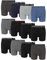 Pierre Calvini (6/12-Pack) Herren Boxershorts Mit Elastischem Bund | Button-Fly im Stretch-Fit-Design | Multipack