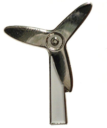 Mercmad Generador eléctrico de turbina de Viento, 25 mm, Metal esmaltado, Insignia