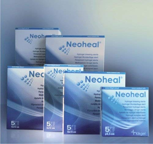 Neoheal sterile Hydrogel-Wundauflage Ø 6,5cm rund, 5 Stück/Pack