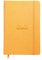 Rhodia 118768C Web Notebook (DIN A5, 14,8 x 21 cm, elfenbein, liniert, dot grid, 90 g, 96 Blatt) 1 Stück orange