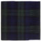 Oxfords Cashmere Reine Schurwolle Luxury Tartan Schal, Black Watch