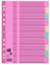 Oxford Karton-Register A4, blanko, 2 x 5 farben, vollfarbig, volle Höhe mit Organisationsdruck, 10-teilig