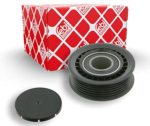 febi bilstein 11273 Umlenkrolle für Keilrippenriemen und Riemenspanner, 1 | Kompatibel mit: VW LT 28-35 II Bus, LT 28-46 II Kasten, LT 28-46 II Pritsche/Fahrgestell