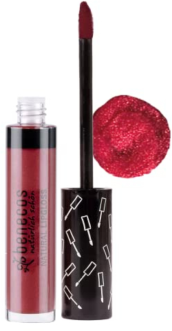 Benecos Natural Cosmetics - Lipgloss - Organic Vegetable Oils & Vitamin E - Talkfree - Kiss Me