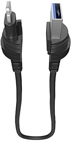 Lifeproof LifeactíV USB A-Lightning Lanyard Cable - Retail Packaging - Black