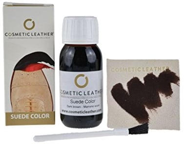 Tintura liquida per Scarpe in camoscio, Vernice per Accessori in Pelle Scamosciata 50 ml 3 COLORI DISPONIBILI.