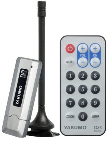 Yakumo QuickStick TV easy DVB-T USB Empfänger für PC und Notebook