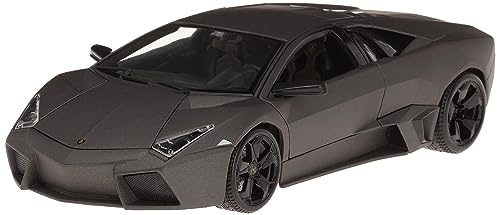 Bburago LAMBORGHINI REVENTON Super Car - 1:18 Scale - Incredibly Detailed Die-Cast Replica Collectible Model Vehicle, Black