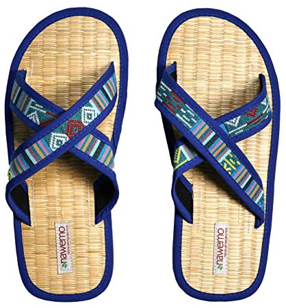 Zimtlatschen Nawemo ''Indian-Style'', Blau, 42/43 EU