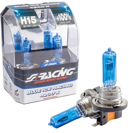 Simoni Racing BIR/H15 Halogen Bulb, Ice Weiß