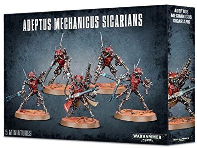 Games Workshop 99120116003 Adeptus Mechanicus Sicarians Action Figure, Black