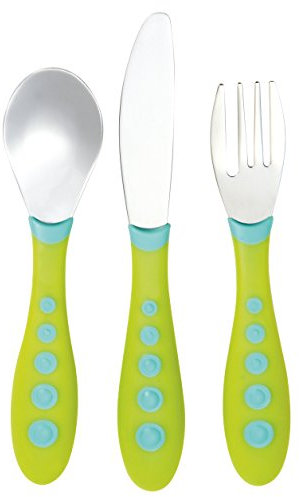 Tigex Colors - Set de 3 cubiertos, acero inoxidable