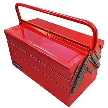 Faithfull FAITBC517 Metal Cantilever 5 Tray Tool Box 404 mm (17 Inch)