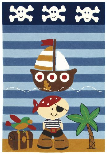 Wissenbach Kinderteppich Teppich Lifestyle Kids 2480-100 x 160 cm Pirat