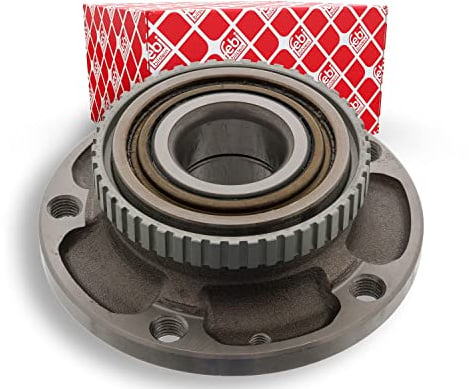 febi bilstein 04043 Radlagersatz mit Radnabe und ABS-Impulsring, 1 Stück | Kompatibel mit: BMW 5, 5 Touring, 7, 8