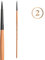 Princeton Catalyst, Series P6400, Round, Size 2. Long-Handled, Acrylic, Multi-Coloured, Gr. 2