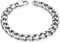 Bungsa Armband Königskette Edelstahl dicke Glieder Edelstahlarmband silber 11mm (Damenarmband Herrenarmband Bracelet Chirurgenstahl Schmuck Damen Herren Frauen Männer)