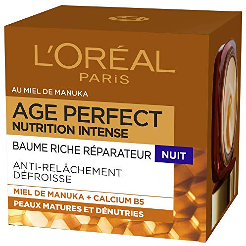 L'Oréal Paris Age Perfect Balsam für die Nacht – für reife Haut – Intensive Nutrition – 50 ml