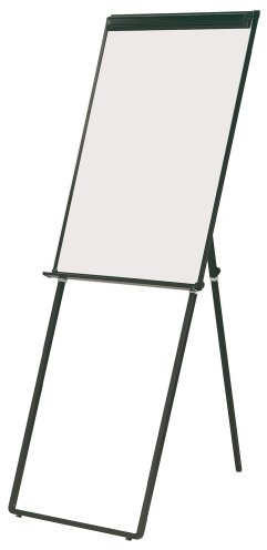 Q-Connect Deluxe Magnetic Flipchart Easel (Height Adjustable to Suit You)