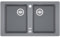 Franke Basis BFG 620, pietra grigio granito lavandino lavello LAVANDINO da cucina doppia