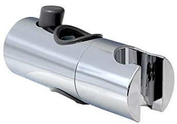 Brausehalter | Duschkopf - verschiebbare Duschhalterung · Konusgleiter · Für 25mm Brausestangen · Easy Clean · verchromt | Burgtal 17600