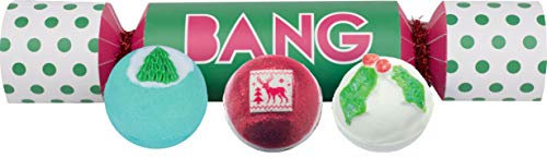 Bomb Cosmetics Bang Cracker Handmade Bath Blaster Gift Pack, Contains 3-Pieces, 160 g Each [Contents May Vary]