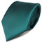 TigerTie Herren Krawatte – Klassische 8 cm Satin-Krawatte in grün dunkelgrün einfarbigem Design, ideal für Geschäftstermine, festliche Anlässe und die Freizeit