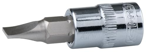 KS Tools 918.3986 3/8 CHROMEplus Bit-Stecknuss Schlitz, 10mm