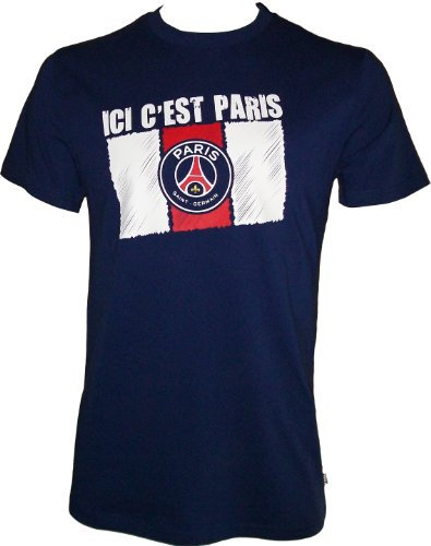 PARIS SAINT GERMAIN T-Shirt PSG - Collection Officielle Football Club Ligue 1 - Taille Enfant garçon 6 Ans