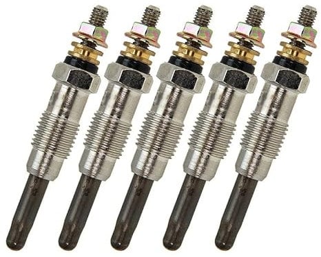 BESTPRICE 5x Glühkerze nachglühfähig Kompatibel mit GM KOREA KORANDO, MUSSO, MERCEDES-BENZ 124, E-Klasse, G-Klasse, T1, T1/TN, SSANGYONG KORANDO, MUSSO, REXTON