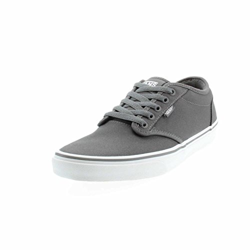 Vans Men's Atwood Trainers, Grey Canvas Pewter White, 7.5 UK