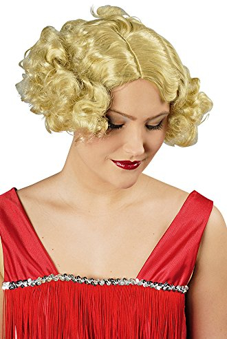 Charleston Perücke Aimée - Blond - Zubehör für Damen zum 20er 30er Jahre Gatsby Kostüm
