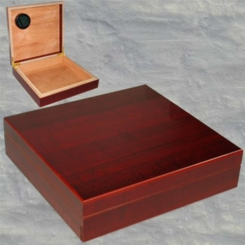 Lifestyle-Ambiente Einsteiger Humidor Cherry-Finish Palmita Polymerbefeuchter 25